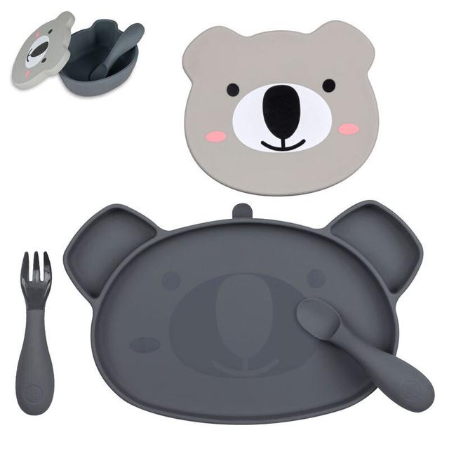 Set repas en silicone Koala