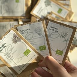 Pack 3 semences bio pour nos potagers : 2 fleurs et 1 aromate