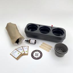 Kit potager d'intérieur semi-hydroponique pour les étudiants