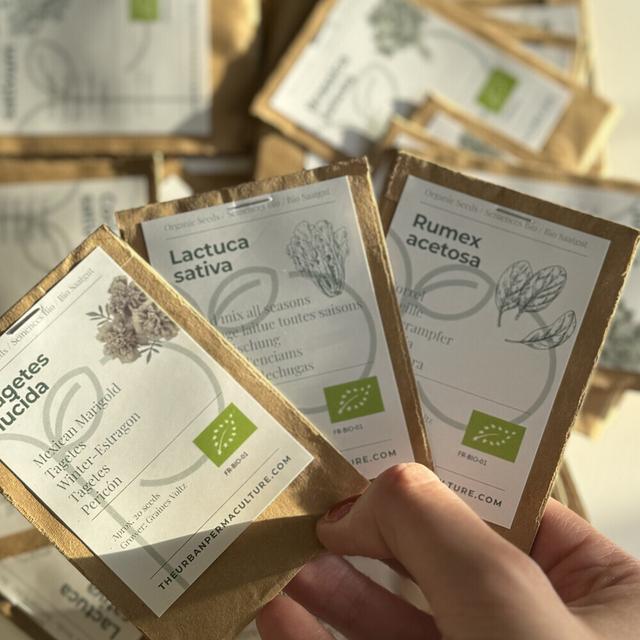 Pack 3 semences bio pour nos potagers : 3 aromatiques