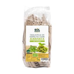 Pâtes d'épeautre aux tagliatelles et basilic bio 250 g