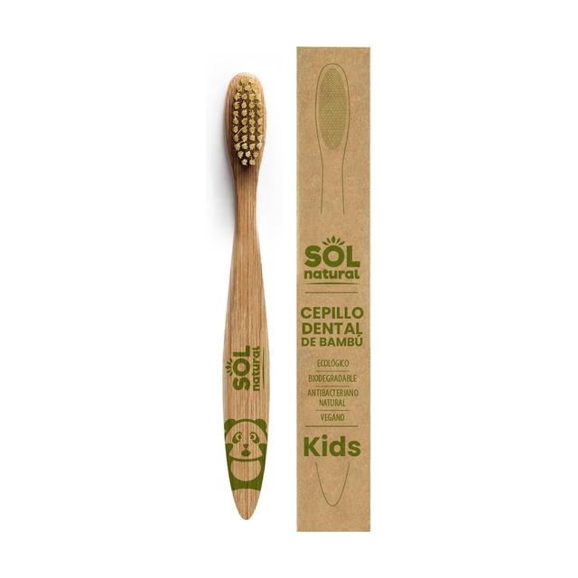 Brosse en bambou pour enfants 1 unité