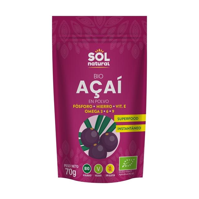 Poudre d'açaï Bio 70 g de poudre