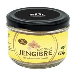 Dés de gingembre bio 125 g