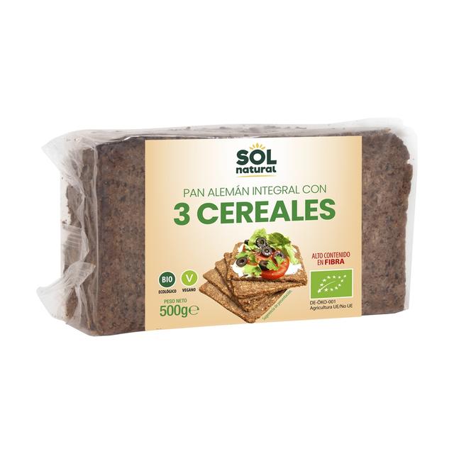 Pain allemand aux trois céréales Bio 500 g