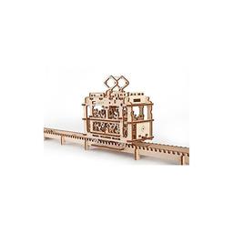 Maquette bois - Tram sur rails - Ugears