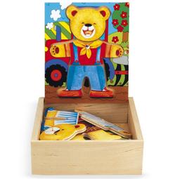 Jeu d'encastrement en bois Ourson