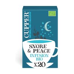 Infusion Snore & Peace pour dormir Camomille bio, mélisse et