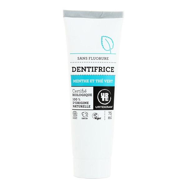 Dentifrice sans fluor à la menthe et au thé vert - 75 mL