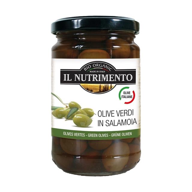 Olives vertes italiennes dénoyautées en saumure 280 g