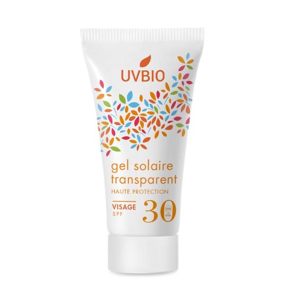 Gel solaire tube SPF 30 UVBIO bio