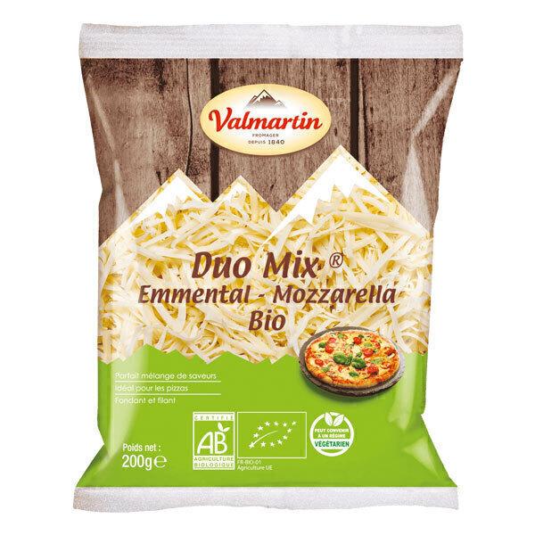 Duo mix mozzarella emmental râpé 200g