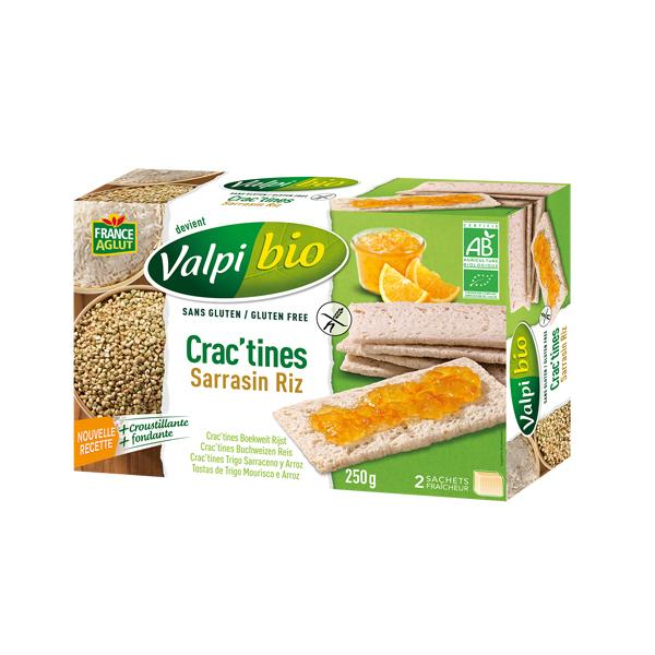 Crac'tine Sarrasin Riz Bio 250g