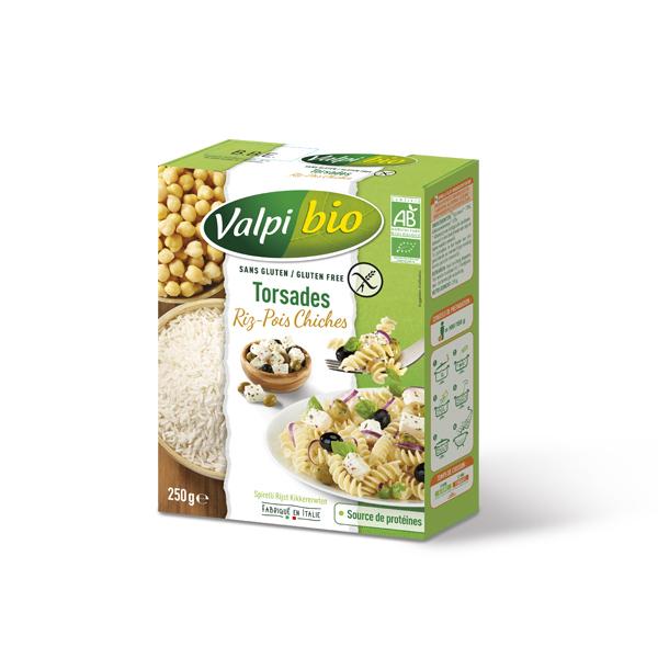 Torsades riz et pois chiches Bio 250g