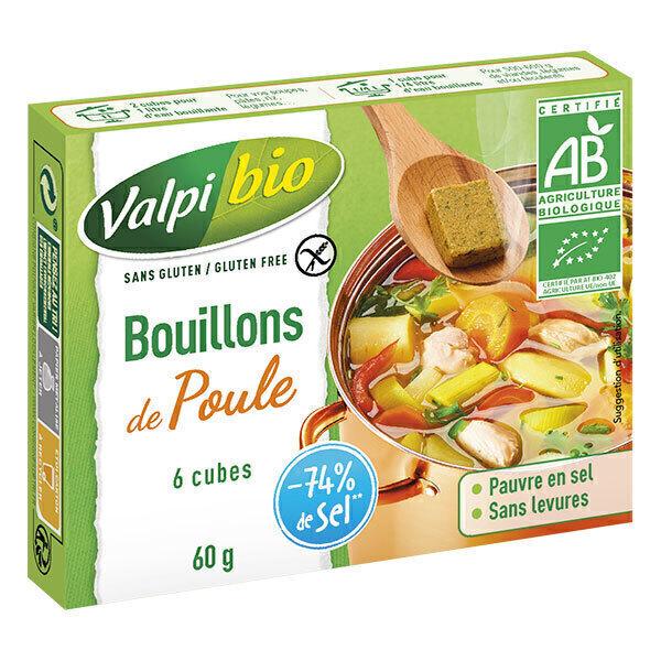 Bouillons de poule cubes sans gluten 60g