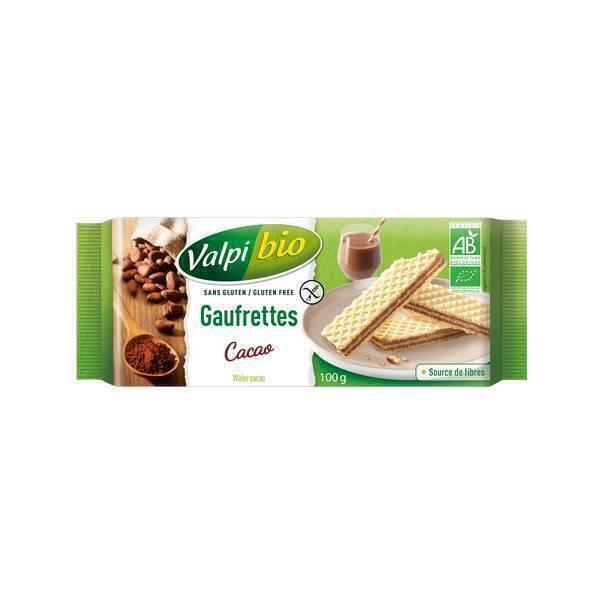 Gaufrettes cacao sans gluten 100g