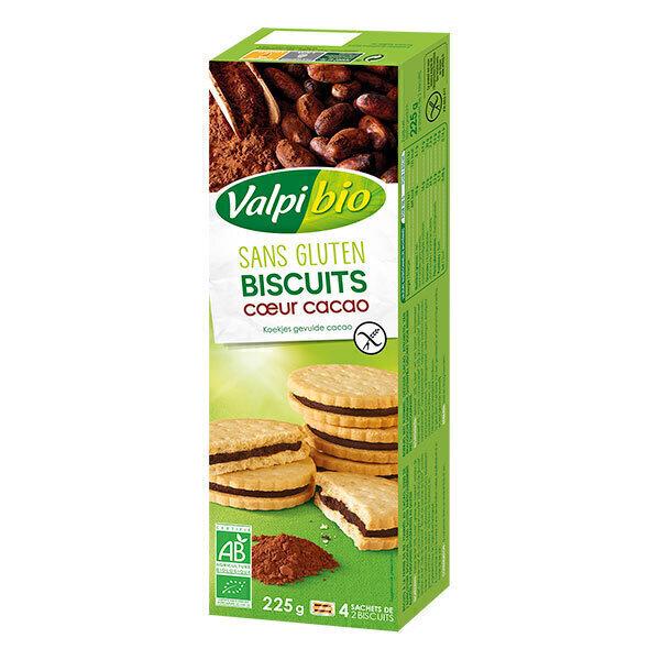 Biscuits fourrés cacao sans gluten 225g