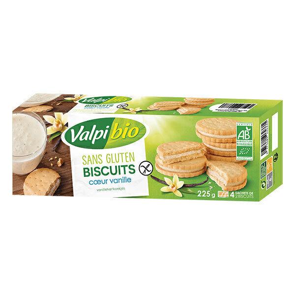 Biscuits coeur vanille sans gluten 225g