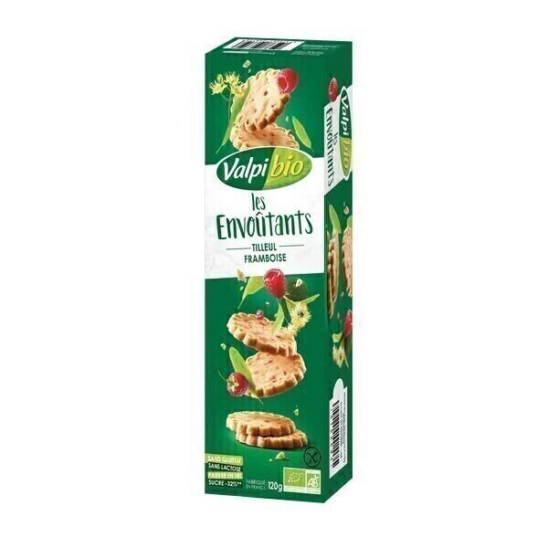 Biscuits Les Envoûtants framboise et tilleul 120g