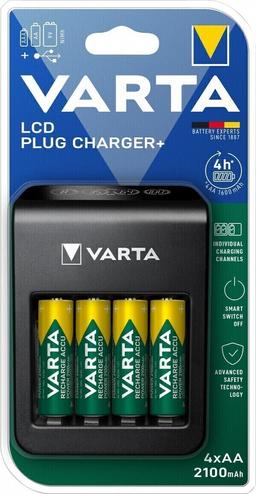 Batterie rechargeable Varta NiMH, chargeur universel, LCD Plug