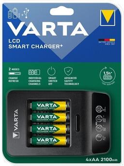 Batterie rechargeable Varta NiMH, chargeur universel, LCD Smart