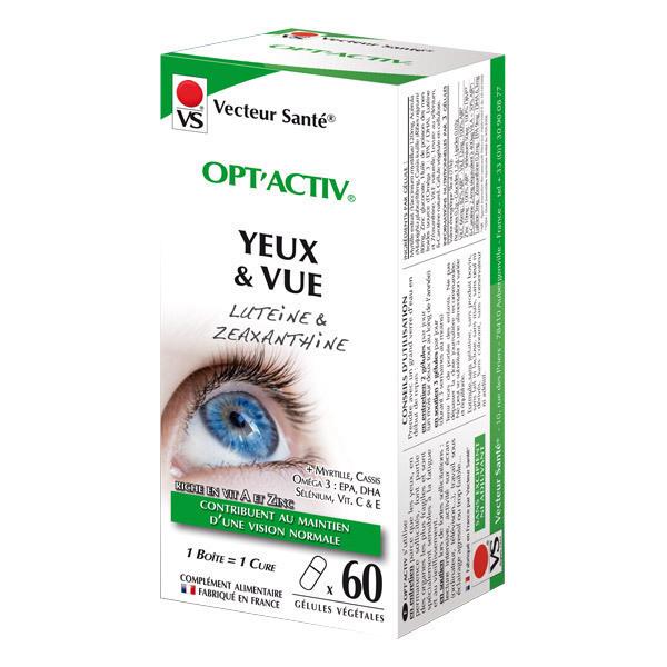 Opt'activ Yeux & Vue, anti âge et fatigue - 60 gélules