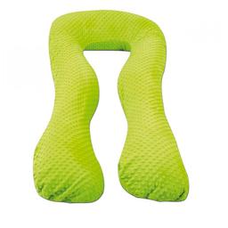 Coussin Grossesse/Allaitement forme en U vert