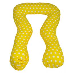 coussin à usages multiples pois de jaune