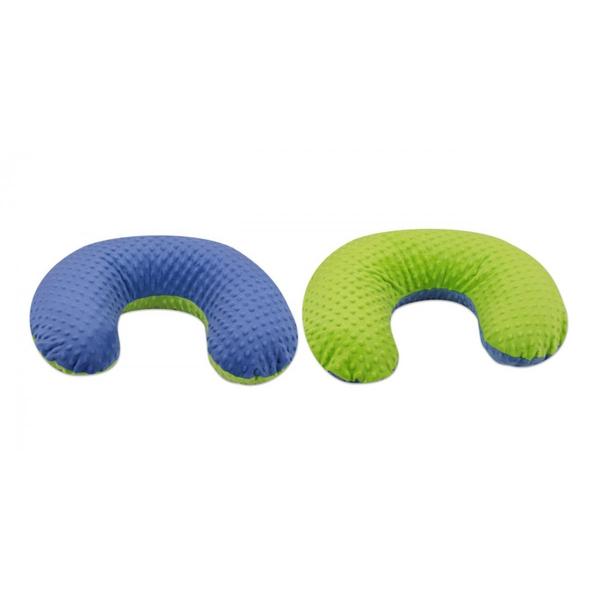 Coussin dallaitement forme C bleu  vert