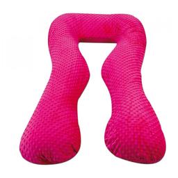 Coussin Grossesse/Allaitement forme en U rose