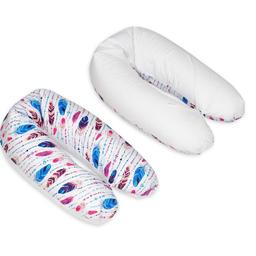 Coussin maternité pre/post natal usages multiples plumes