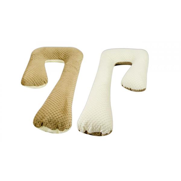 Coussin accouchement/allaitement forme 7 cappuccino  crème