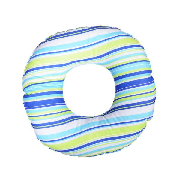 Coussin rond post natal bandes du couleur 2