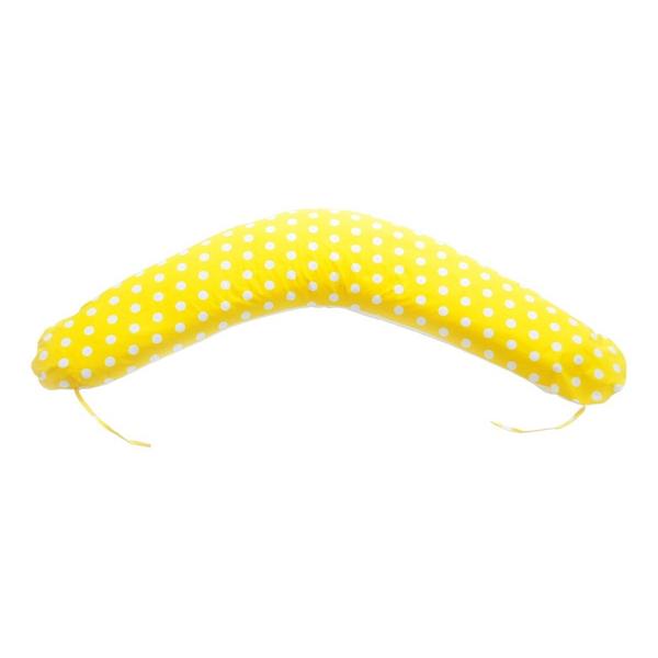 Coussin maternité pre/post natal usages multiples pois de jaune