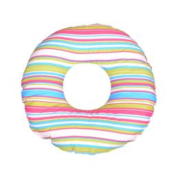 Coussin rond post natal bandes du couleur 1