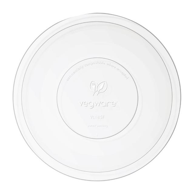 Couvercles Plats Compostables en PLA - Lot de 300 - Série 185 -