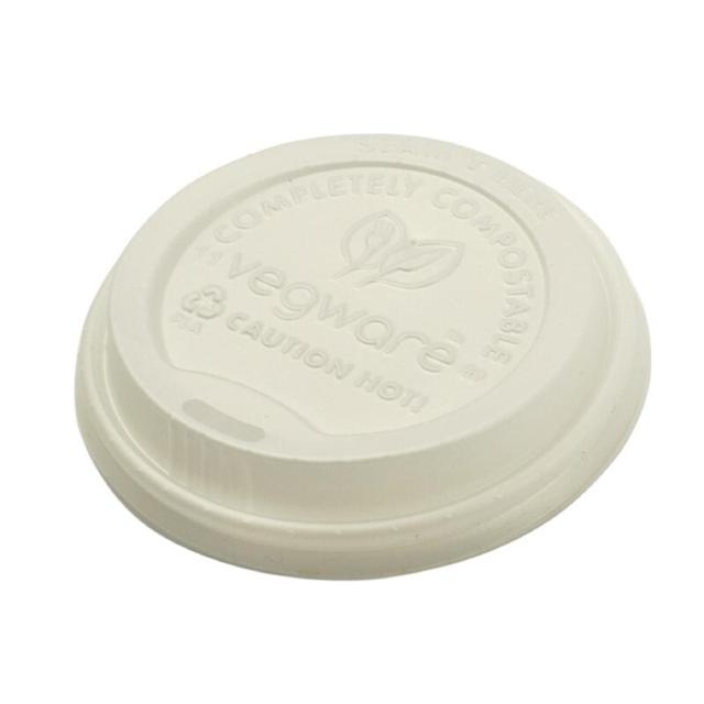 Couvercle Compostable pour Gobelets Jetables 225 ml Lot de 1000