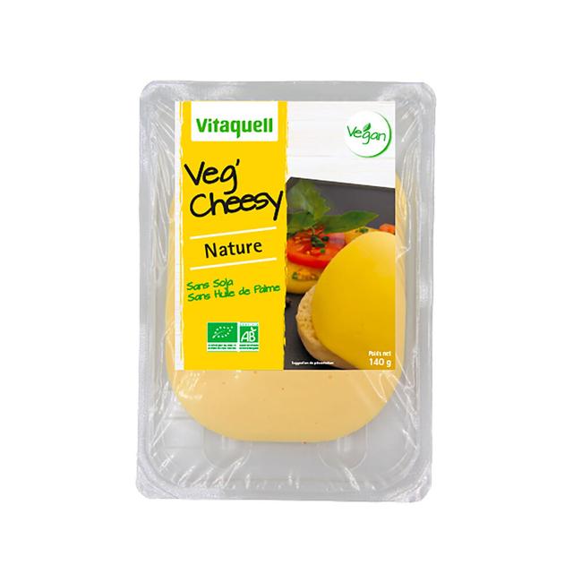 Tranches végétaliennes Veg'Cheesy nature 140g