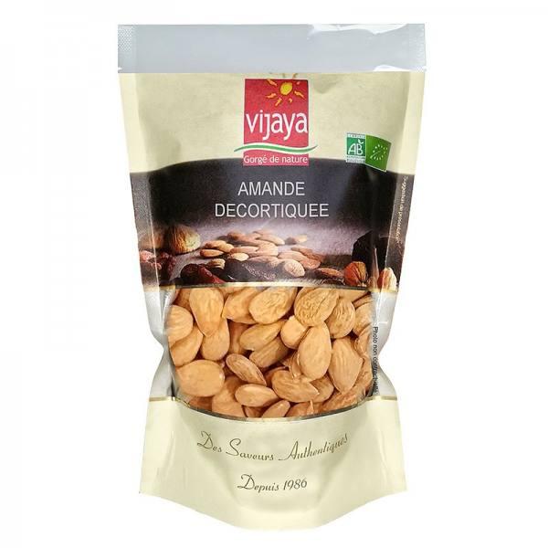 Amandes décortiquées bio 500g