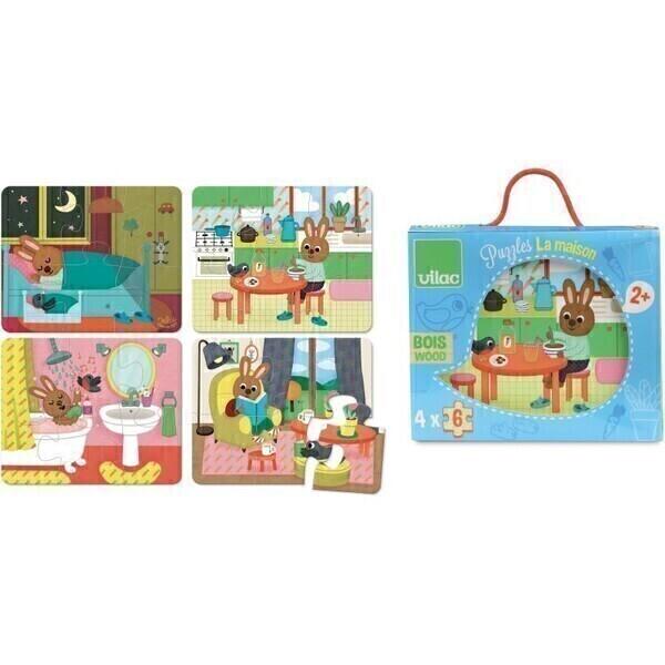 Puzzles La maison en bois - Des 2 ans