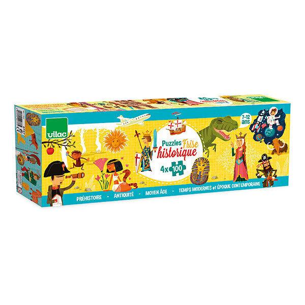 Grande frise historique puzzle 4 x 100 pcs - des 6 ans