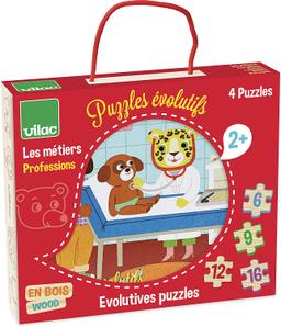 4 puzzles evolutifs metiers