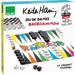 Jeu de Dames Backgammon Keith Haring