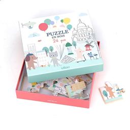 Puzzle en bois Escapade à Paris 24 pcs