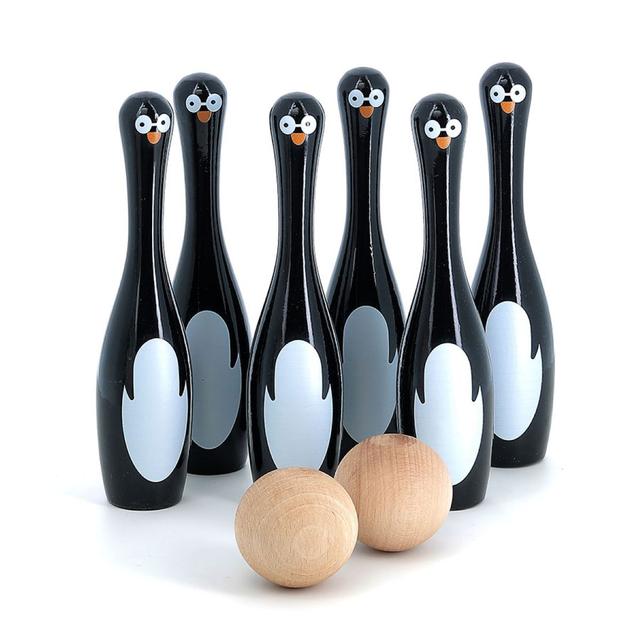 Quilles bowling pingouins - Dès 5 ans