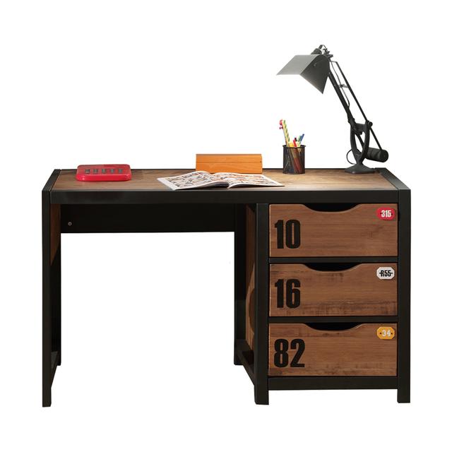 Bureau Alex - Noir et bois