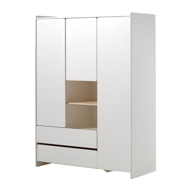 Armoire 3 portes Kiddy - Blanc