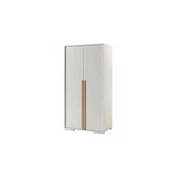 LONDON Armoire  2 Portes Blanc mat