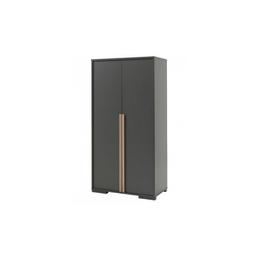 LONDON Armoire 2 portes Anthracite