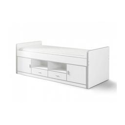 BONNY Lit capitaine 90x200  Blanc sans sommier